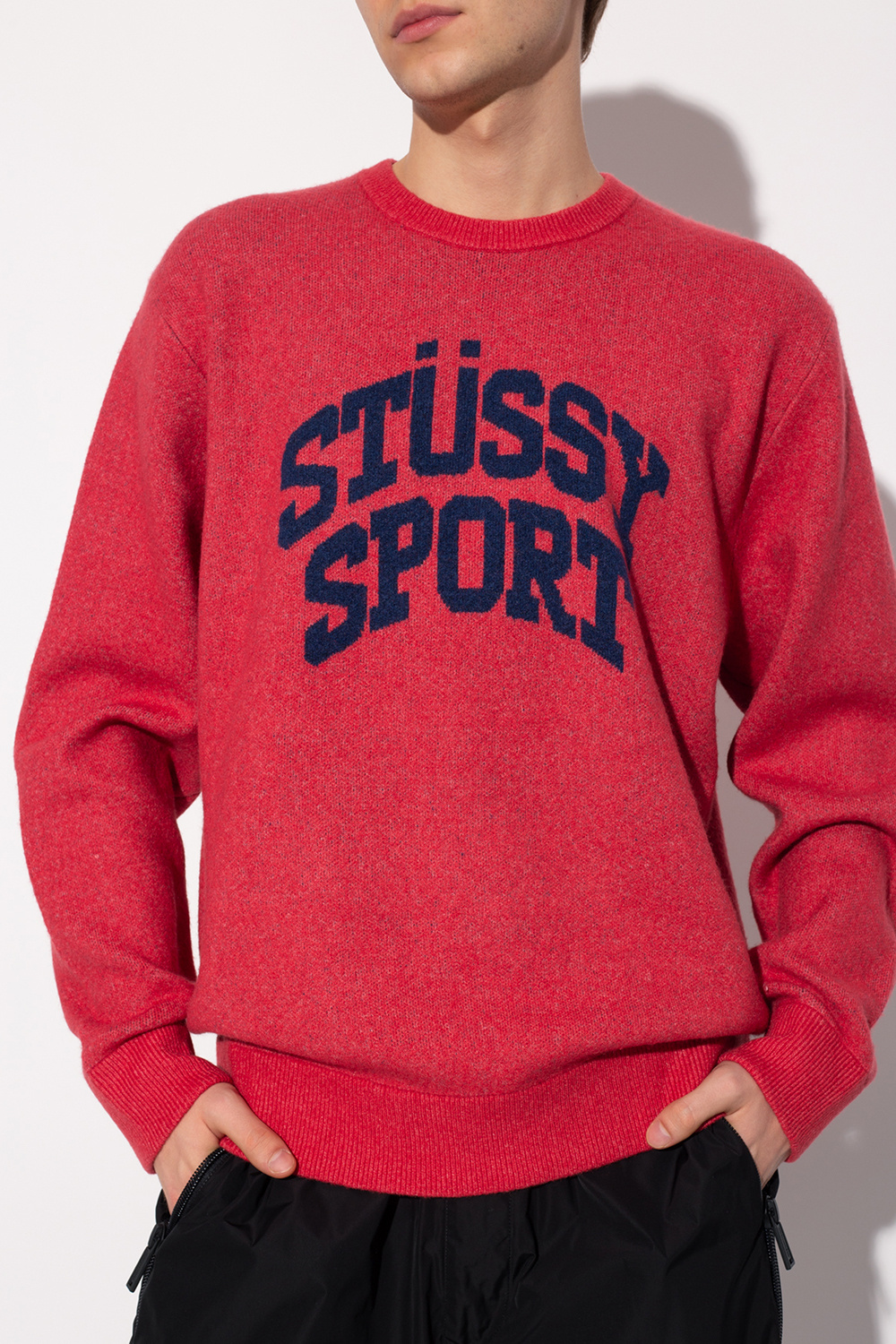 Red Sweater with logo Stussy - Vitkac Canada